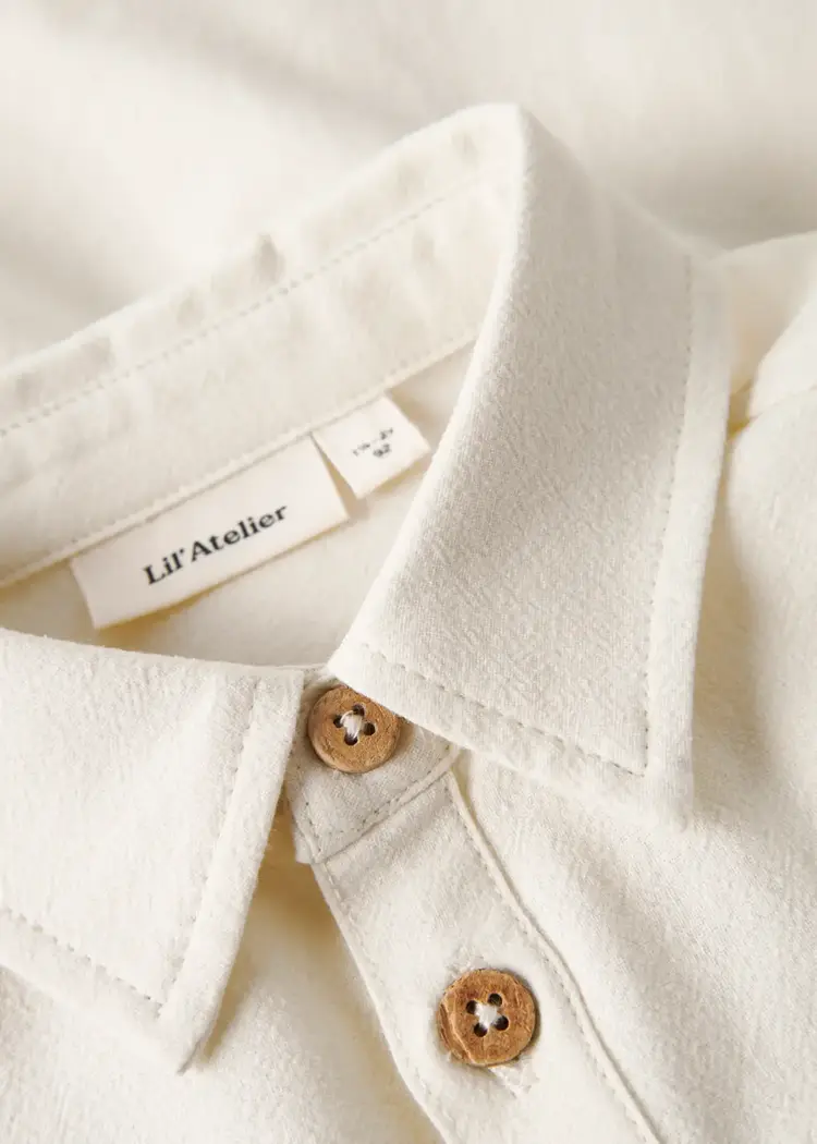 Lil'Atelier Hadam Ls Shirt - Turtledove