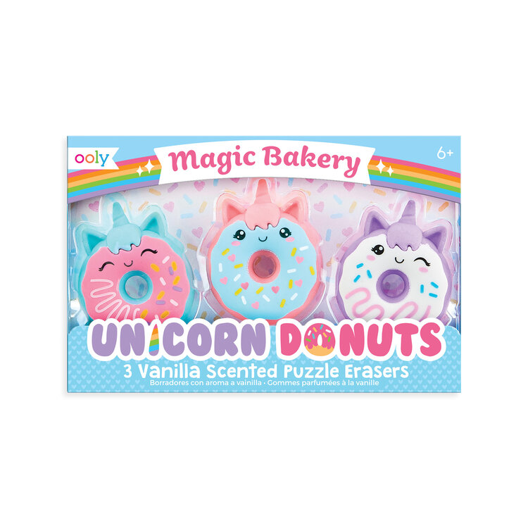 Ooly Unicorn Donuts scented erasers