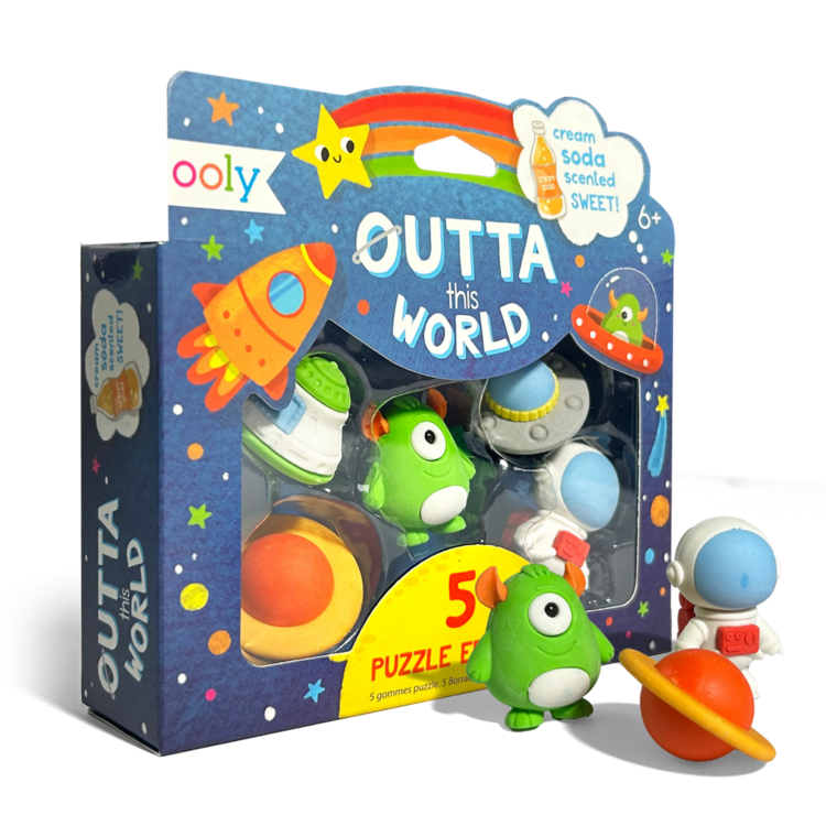Ooly Outta this World Scented erasers