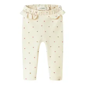 Lil'Atelier Baby Lalo slim legging - Turtledove Heart