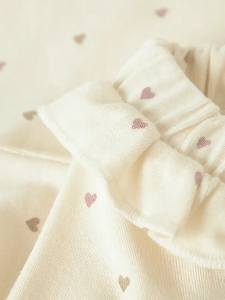 Lil'Atelier Baby Lalo slim legging - Turtledove Heart