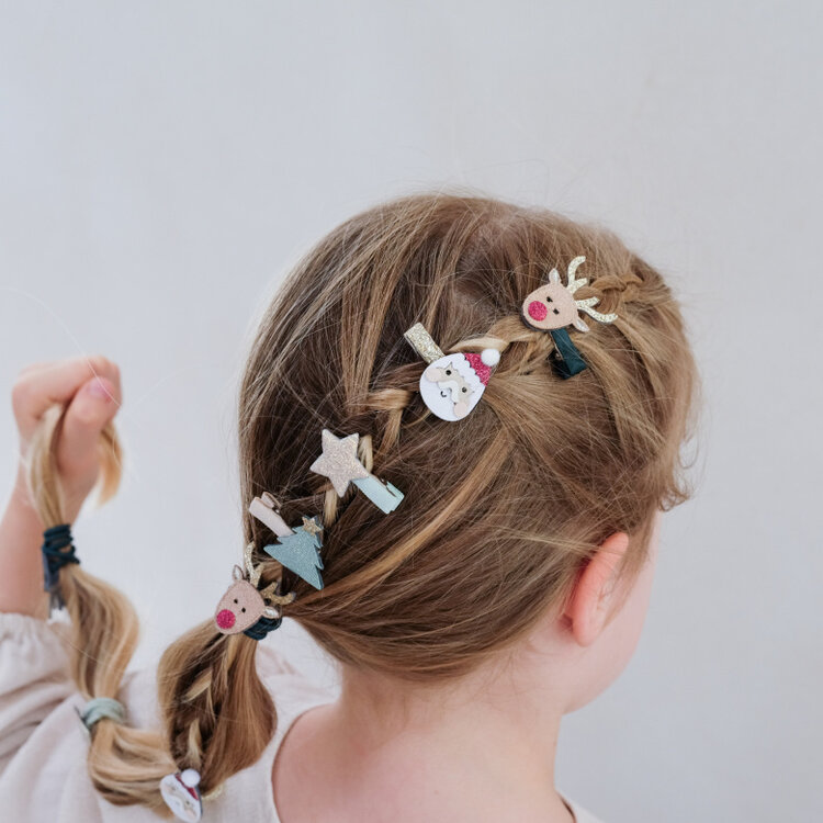 MIMI&LULA Santa & Rudolph Mini Clips