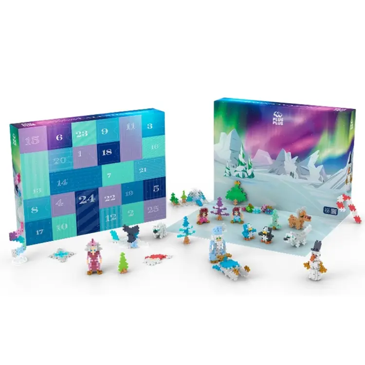 Plus - Plus Advent Calender - Santa's Nothern Light Adventure