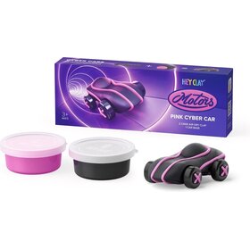 Hey-Clay Boetseerklei Cyber Car Pink 2 cans