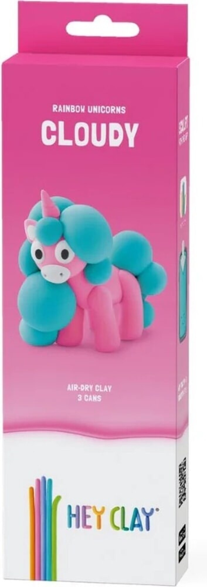 Hey-Clay Boetseerklei Rainbow Unicorn Cloudy 3 cans
