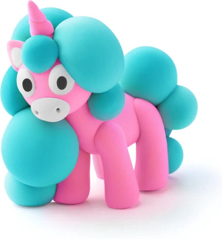 Hey-Clay Boetseerklei Rainbow Unicorn Cloudy 3 cans