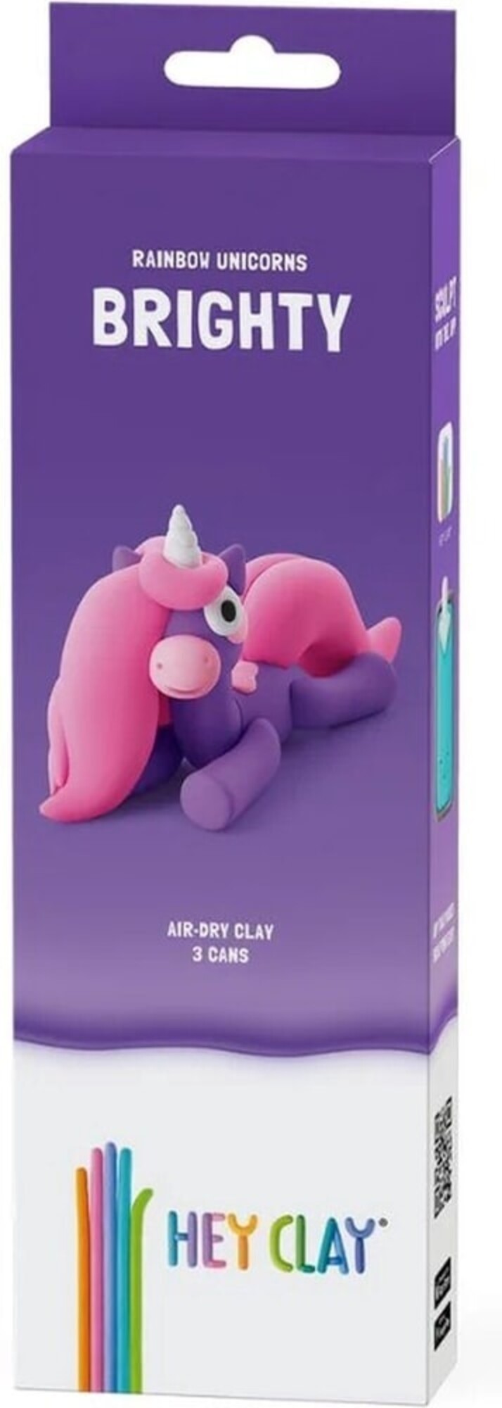 Hey-Clay Boetseerklei Rainbow Unicorn Brighty 3 cans