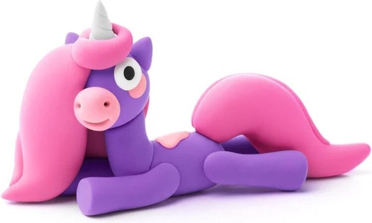 Hey-Clay Boetseerklei Rainbow Unicorn Brighty 3 cans