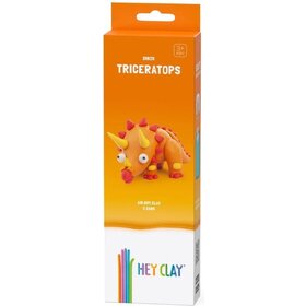Hey-Clay Boetseerklei Triceratops 3 cans