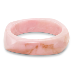 Sui Ava Chunky Bangle - Pink Marble