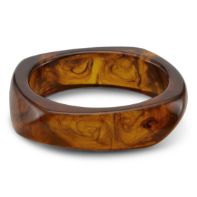 Sui Ava Chunky Bangle - Golden Brown