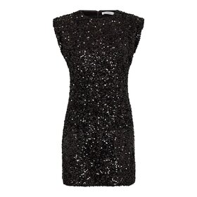 Co'Couture Roslyn Sequin Dress - Black