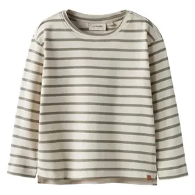 Lil'Atelier Limia NOB Loose Top - Turtledove Stripes