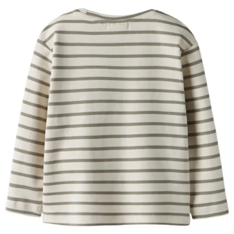 Lil'Atelier Limia NOB Loose Top - Turtledove Stripes