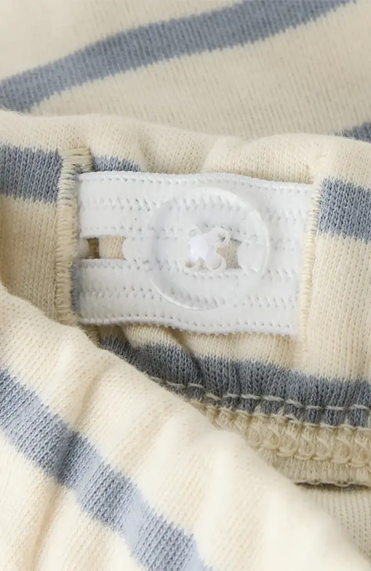 Lil'Atelier Baby Limia Loose pant - Turledove stripe