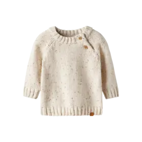 Lil'Atelier Baby Galto Fak LS Knit - Turtledove