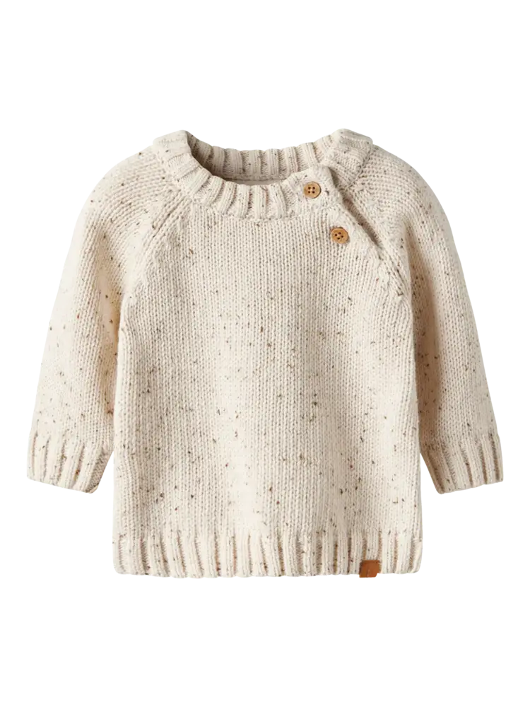 Lil'Atelier Baby Galto Fak LS Knit - Turtledove