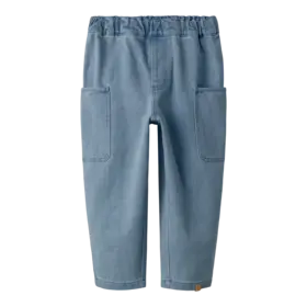 Lil'Atelier Lulia Baggy Jeans - Medium Blue Denim