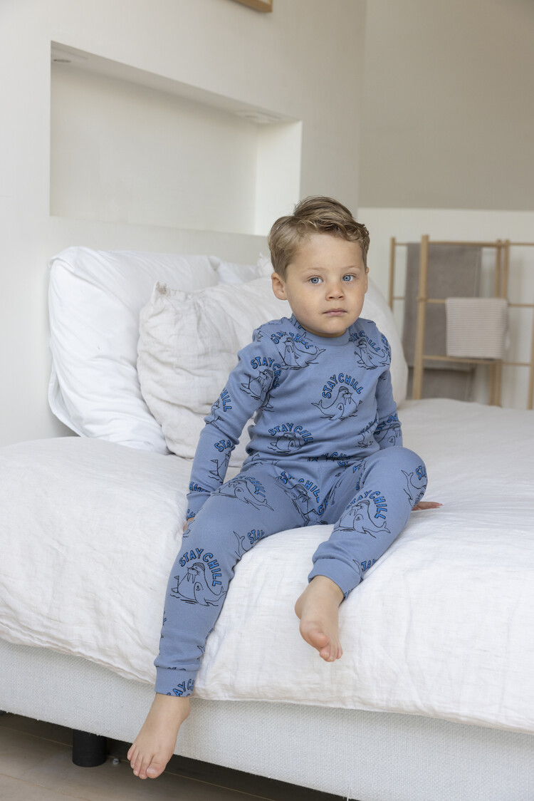 Feetje Pyjama Willy Walrus - Blauw