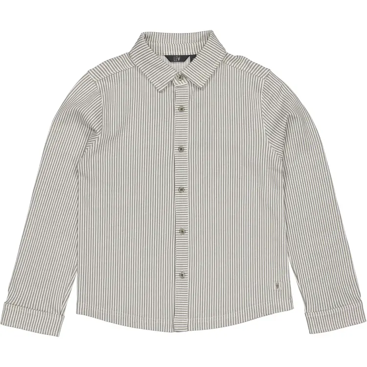 LEVV Shirt Charlie - Grey Stripe