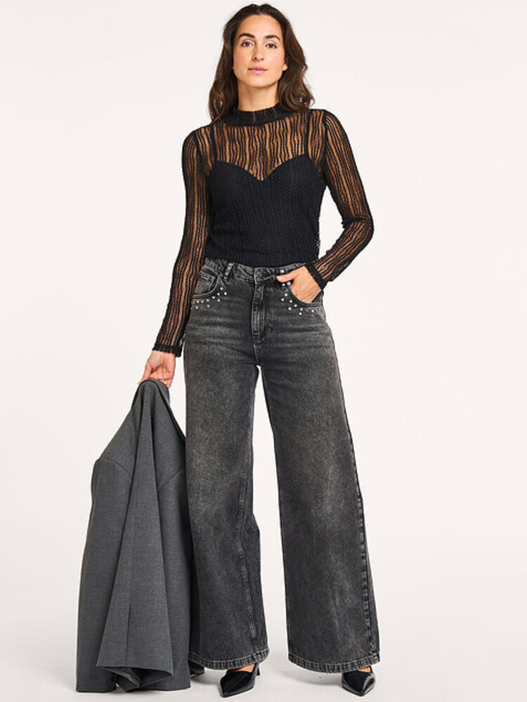 Co'Couture VickyCC Stud Wide LL Jeans