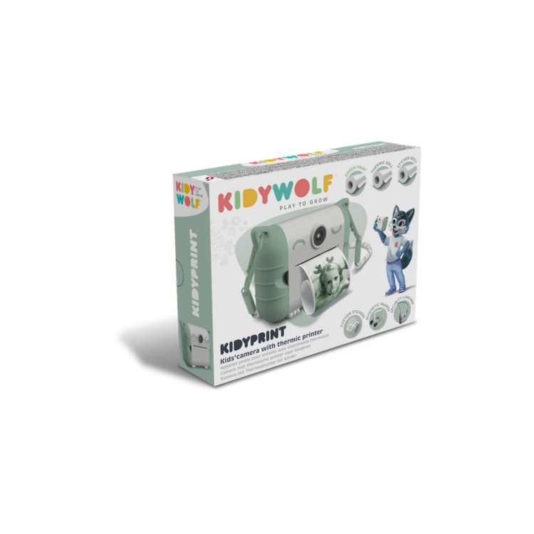 Kidywolf Kidyprint fototoestel met thermische printer - groen