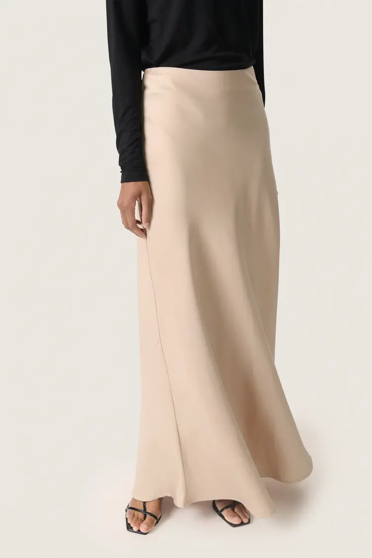 Soaked Anna Skirt - Doeskin