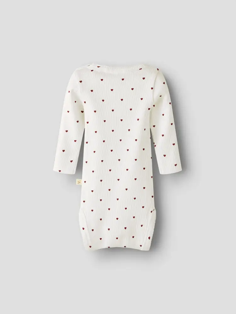Lil'Atelier Baby Gago ls slim body - Coconut milk/Hearts