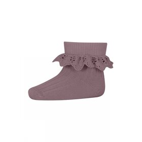 MP Denmark Lea socks lace - 33 - Dark Purple Dove