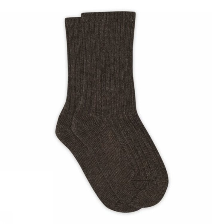 MP Denmark Bellie long socks - 351 - Brown Melange