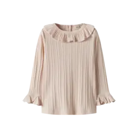 Lil'Atelier Tansy LS Slim Top - Novelle Peach