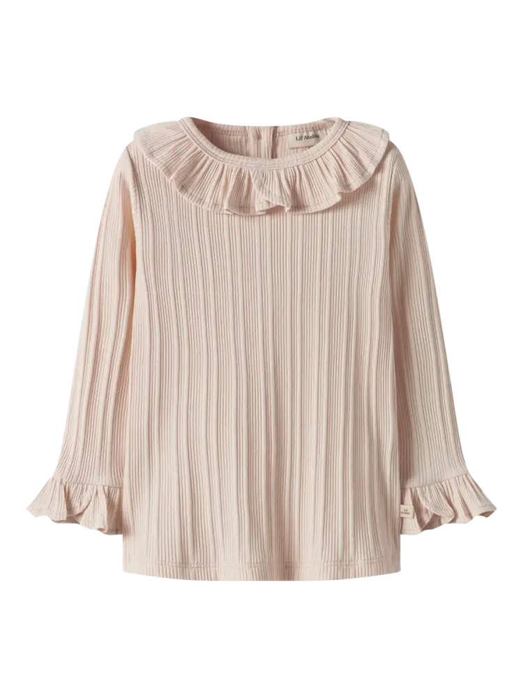 Lil'Atelier Tansy LS Slim Top - Novelle Peach