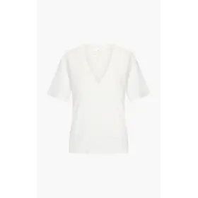 Aimée The Label Zacka V-Neck shirt - Offwhite