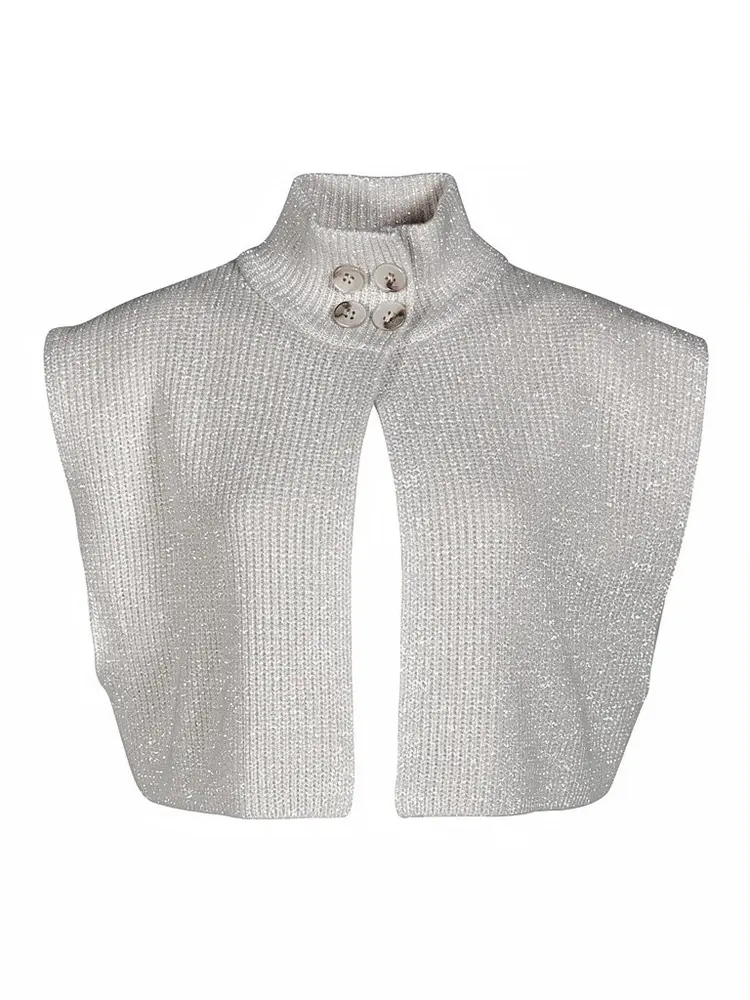 Aimée The Label Thoren Knit gilet - silver