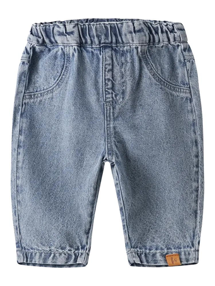 Lil'Atelier Baby Taya Loose Jeans - Medium Blue Denim