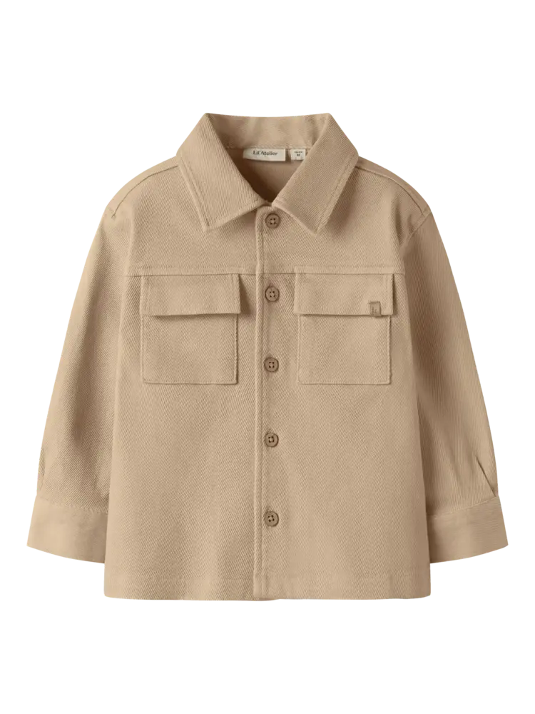 Lil'Atelier Taru Loose Twill Shirt - Irish Cream