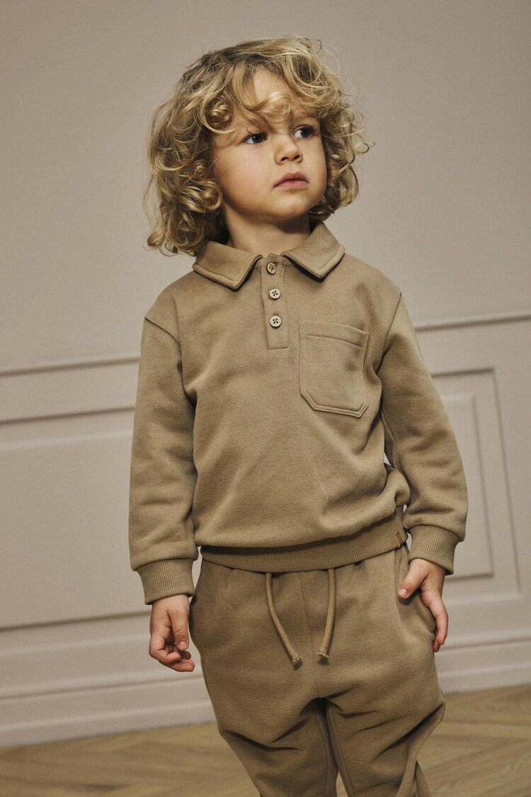 Lil'Atelier Jobo Lio LS Loose Sweat - Shitake