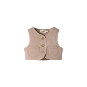 Lil'Atelier Baby Jobo Tia Loose Sweat Vest - Roebuck