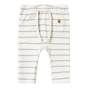 Lil'Atelier Baby Kail Pant - Coconut Milk/Zen Blue