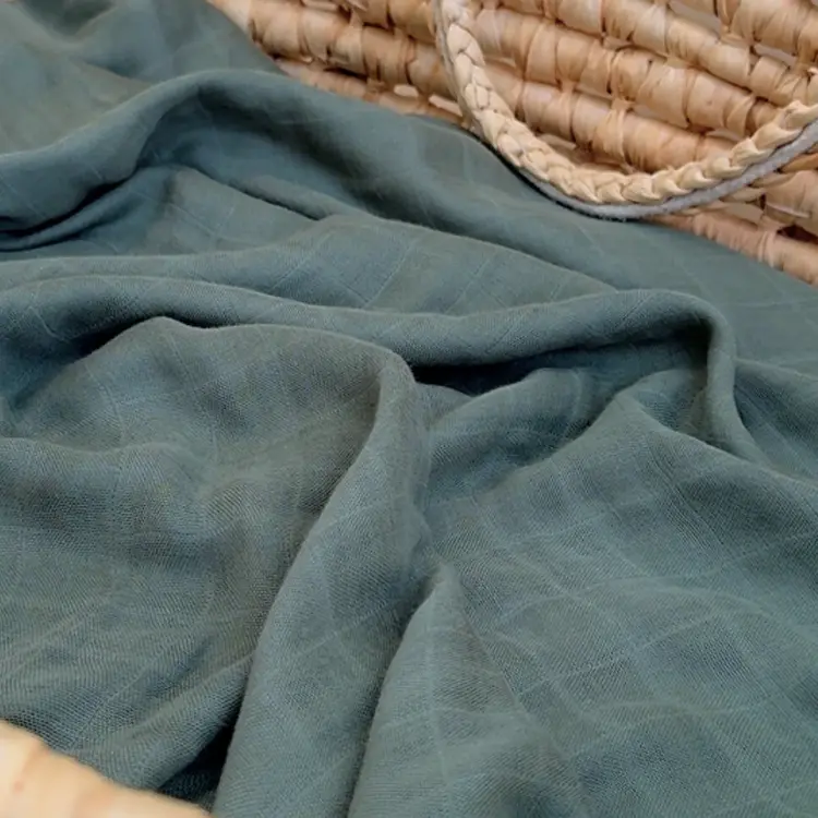 Sweet little crown Bamboo swaddle M - Olive