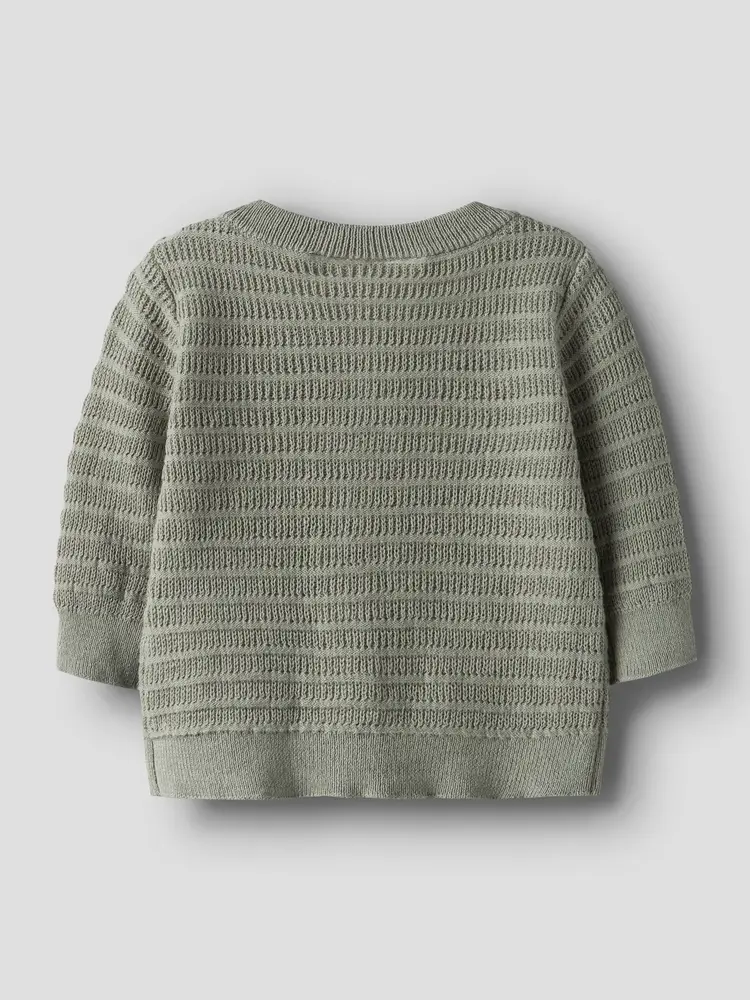 Lil'Atelier Baby Thunder knit - Seagrass