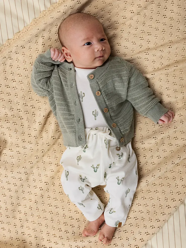 Lil'Atelier Baby Thunder knit - Seagrass