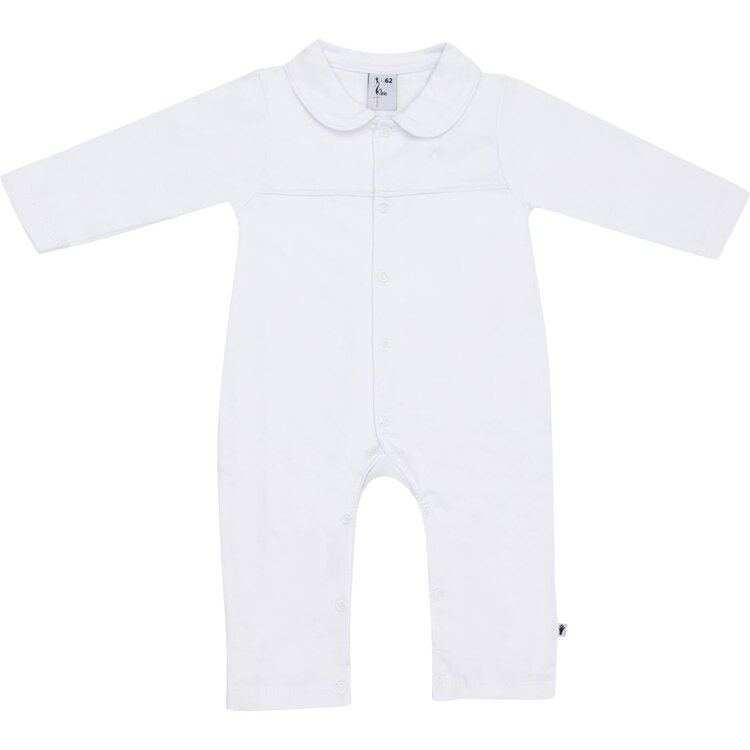 Klein baby Babygrow no feet - White