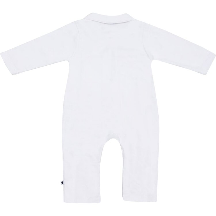 Klein baby Babygrow no feet - White