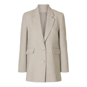 Selected Rita Relaxed Blazer - Island Fossil Melange