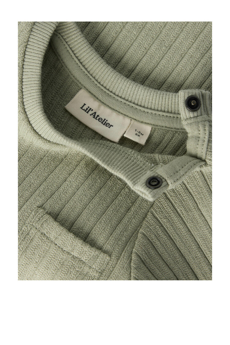 Lil'Atelier Baby Tao LS Slim Body - Seagrass