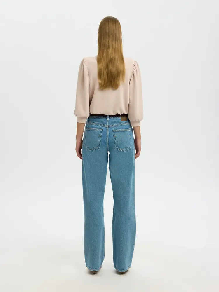 Selected Tenny 3/4 Sweat Top - Pure Cashmere