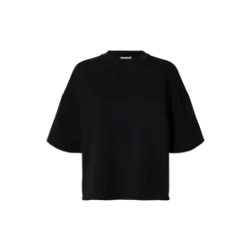 Selected Tenny Oversized Tee - Black