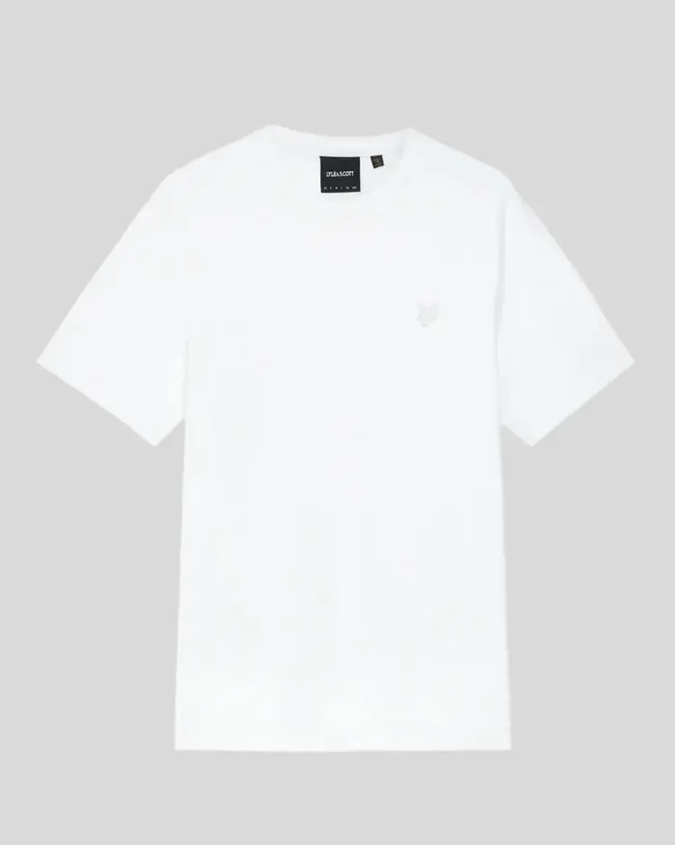 Lyle & Scott Heavy Weight Relaxed Tshirt - White