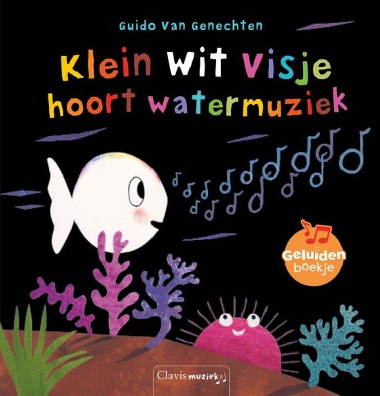 Clavis Klein Wit Visje Hoort Watermuziek